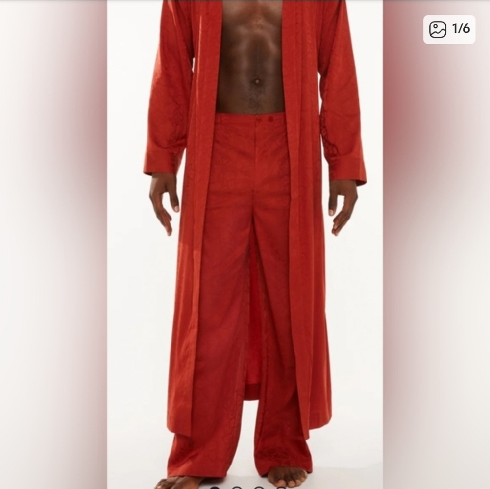 SET Savage X Fenty, Men Satin Pants and Rope
